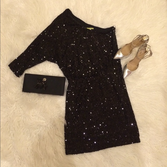 Gianni Bini Sequin Cocktail Dress, Size L
