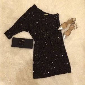 Gianni Bini Sequin Cocktail Dress, Size L