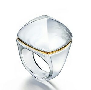 Baccarat La Bague Pop crystal ring