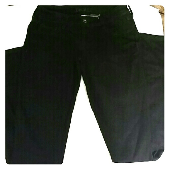 Decree size 3 skinny jeggings in black