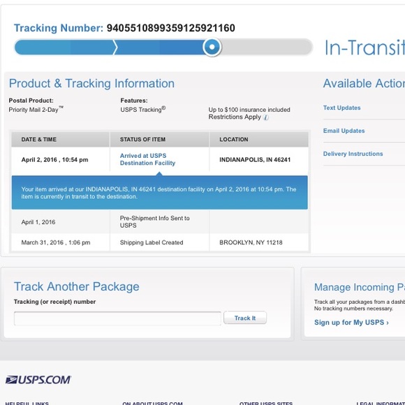 For @monavajo Tracking Shipping Proof