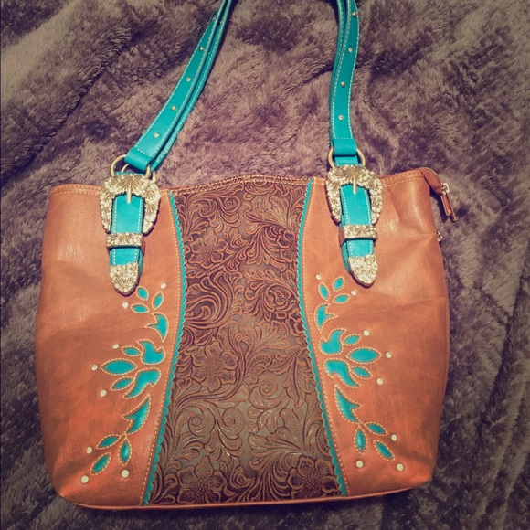 western concealed  weapon handbag