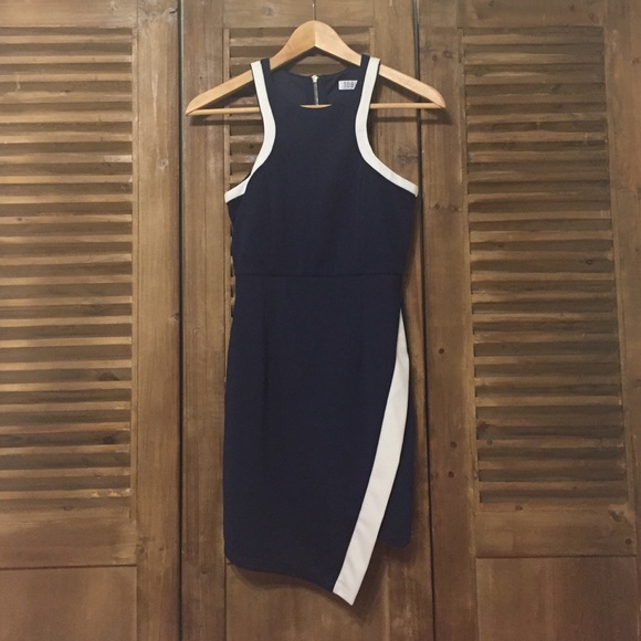 Navy & White Tobi Dress
