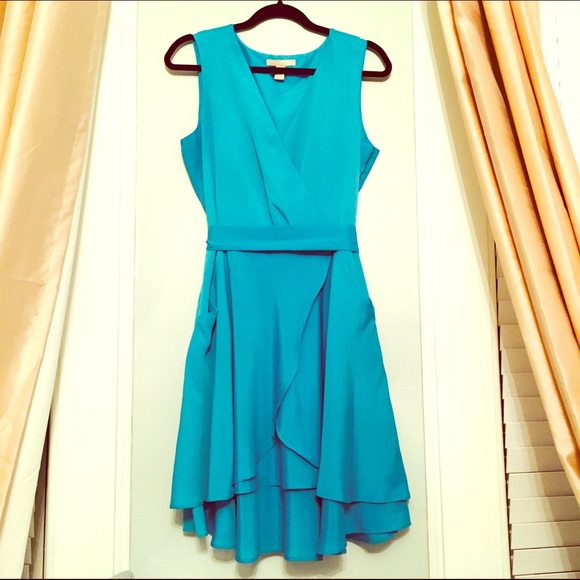 Teal blue Banana Republic dress