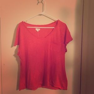 Maison Jules v-neck pocket tee