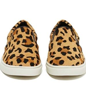 Steve Madden leopard slip ons