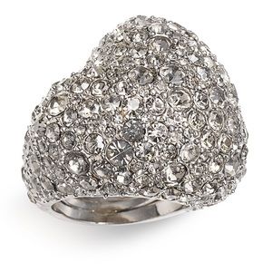Marc by Marc Jacobs pave Czech crystal ring