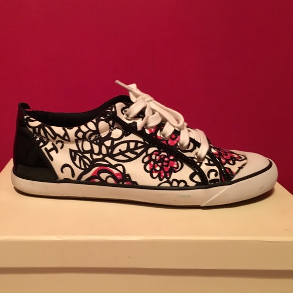 coach flower sneakers