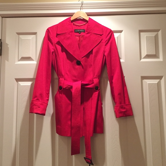 Ellen Tracey short trench coat