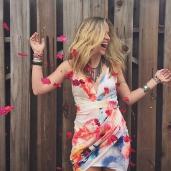 LF Rumor Boutique Foral Dress