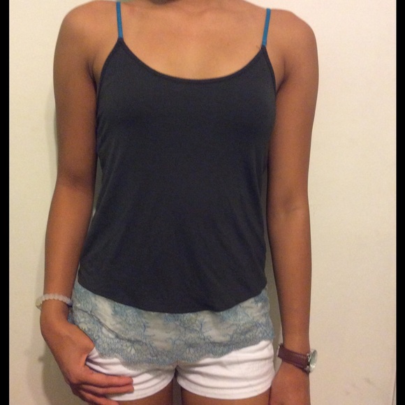 American Eagle lace bottom tank top xs