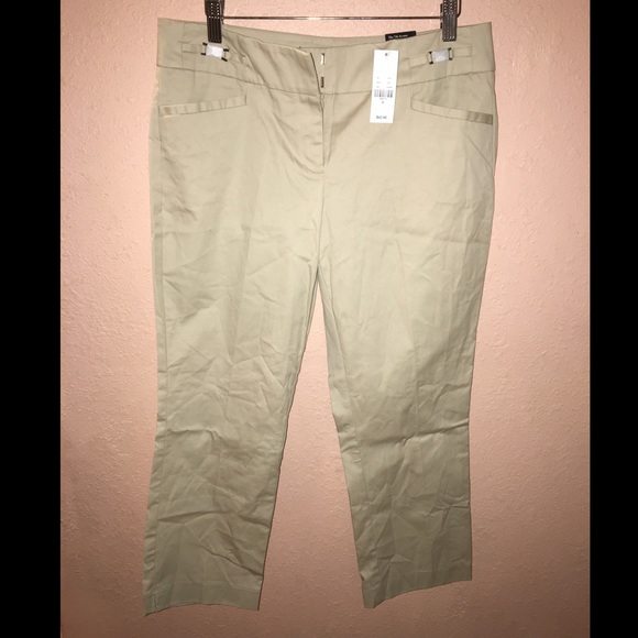 New York & Company Slim Straight Cropped pants