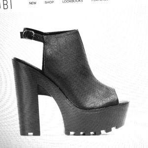 Pacifica Peep Toe Platform Booties