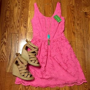 Lilly Pulitzer NWT Charleston Eyelet Lace Dress