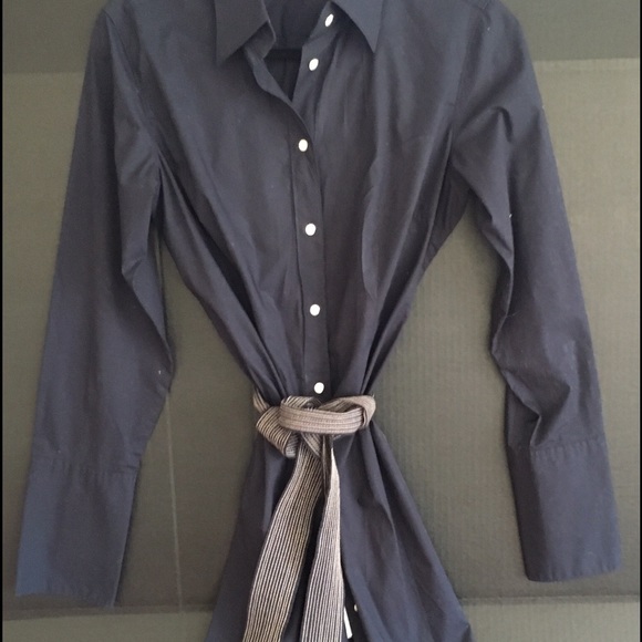 Dark blue Gap shirt dress