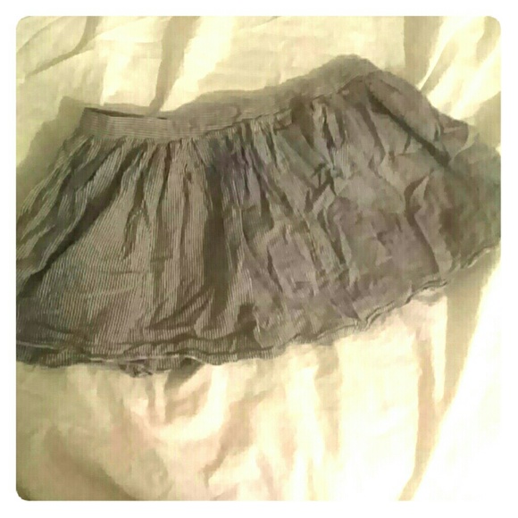 Pinstriped skirt