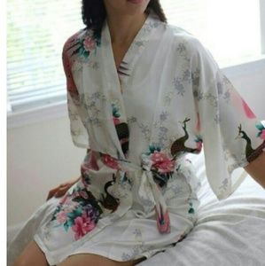 PINK KIMONO COVER UP