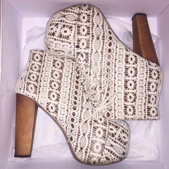 Jeffrey Campbell lace Lita with box