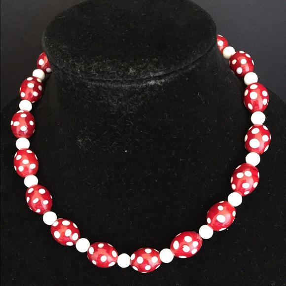 Red & White Necklace