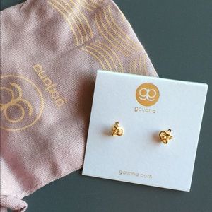 NWT Gorjana Gold Knot Stud Earrings