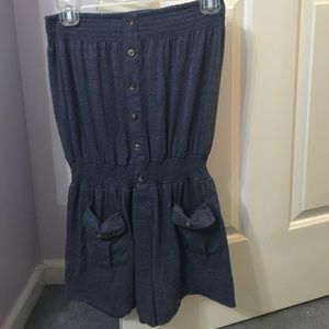 Super cute denim style romper