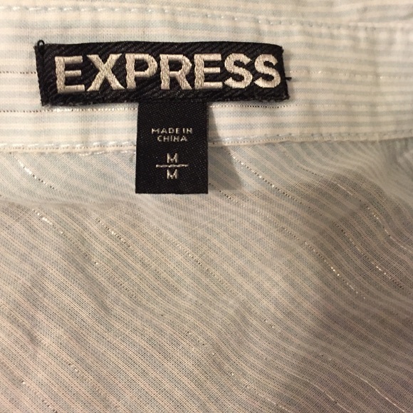 Pale blue express button up - Picture 2 of 3