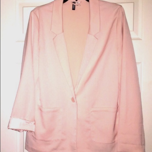 Light Pink Boyfriend H&M Blazer