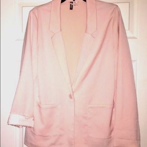 Light Pink Boyfriend H&M Blazer