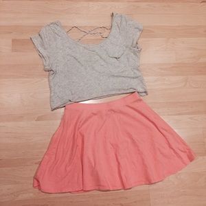 Gray Hollister Crop Top☑️