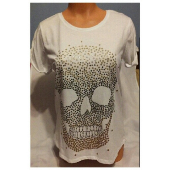 NWOT Skull Top L