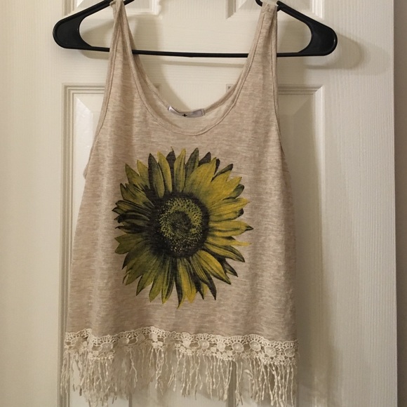 Sunflower Cropped Top