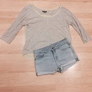 American Eagle 3/4 Sleeve Shirt☘