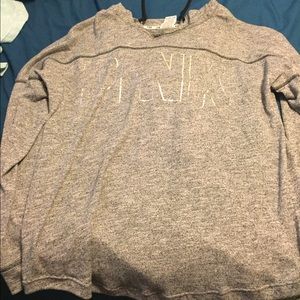 VS crew hoodie with open back