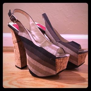 Never worn platform heels