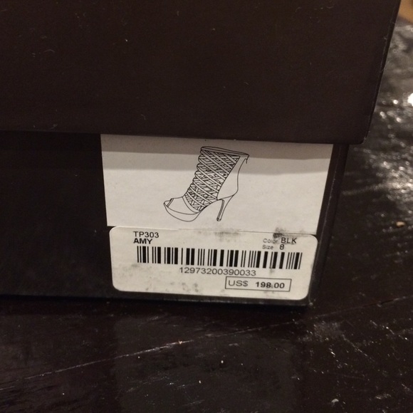Bebe black shoes/ half boots/ booties - Picture 2 of 4