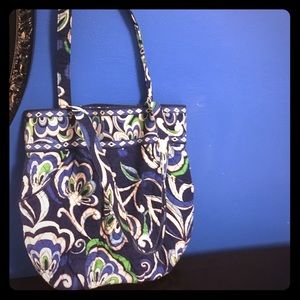 Vera Bradley Mediterranean Blue Hobo Purse