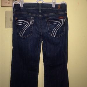 7 for all mankind "dojo" wide leg