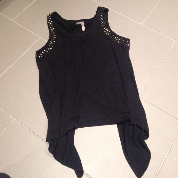 ✨ FLASH SALE Black Open Back Tank