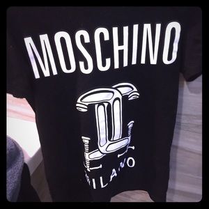 Moschino Milano Black Tee