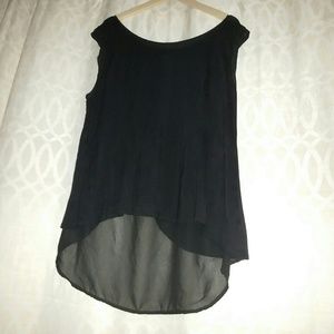 Black A-Line Blouse