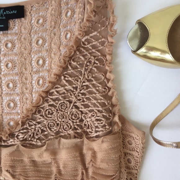 Marciano Pink Crochet Dress - Picture 7 of 7