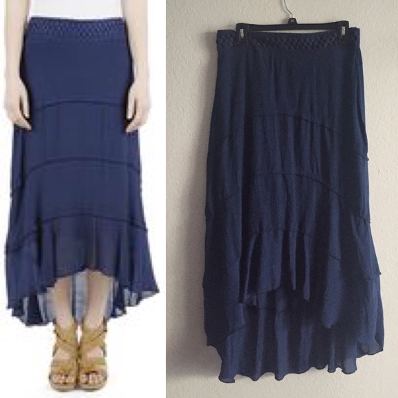 High low maxi skirt
