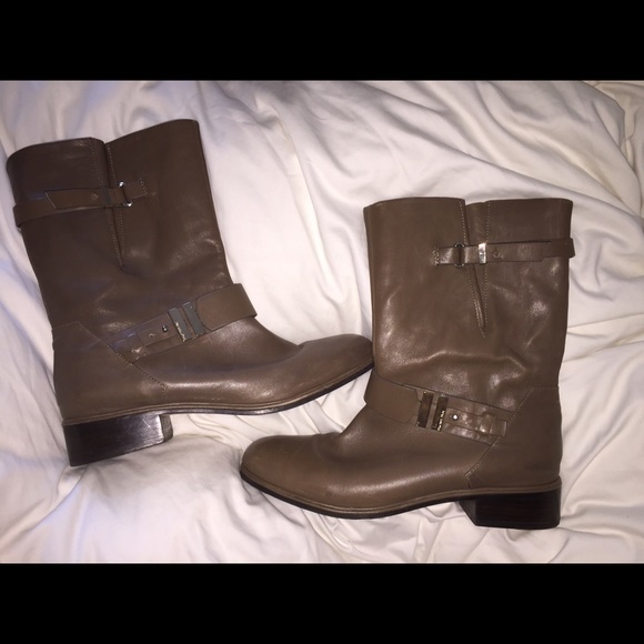 Rachel Roy Taupe Boots - Picture 1 of 3