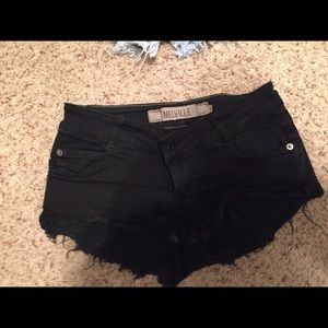 brandy melville black shorts