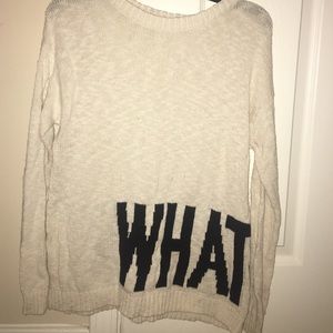 Forever 21 whatever sweater