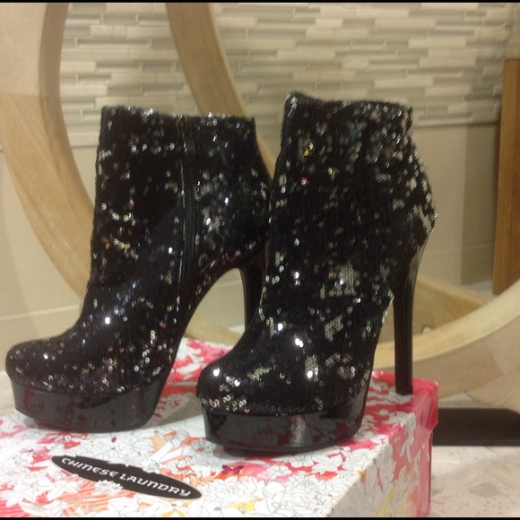 These are high heel short boot type heels