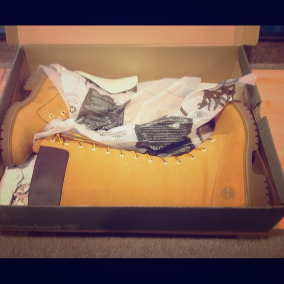Tall Timberland Boots never been worn