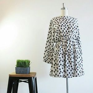 2016 spring Korean fashion long sleeve white dress