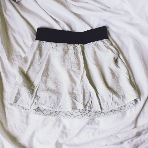 FINAL PRICE 🔆 Neutral Cream A-Line Mini Lace
