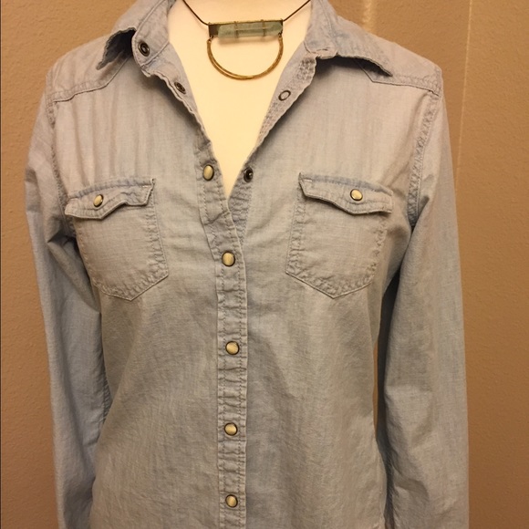 American Eagle denim top - Picture 2 of 3